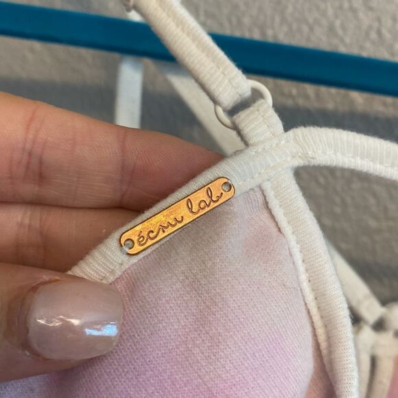 Strappy tie dye bralette- Size Large - Picture 5 of 7